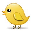 Baby Chick Emoji, Samsung style