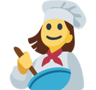 Woman Cook Emoji, Facebook style
