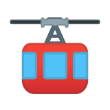 Aerial Tramway Emoji, Google style