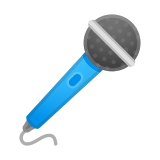 Microphone Emoji, Google style