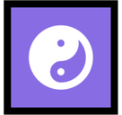 Yin Yang Emoji, Microsoft style