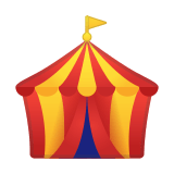 Circus Tent Emoji, Google style
