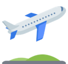 Airplane Departure Emoji, Facebook style