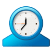 Mantelpiece Clock Emoji, Samsung style