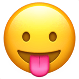 Tongue Sticking Out Emoji, Apple style