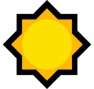 Sun Emoji, Microsoft style