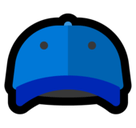 Billed Cap Emoji, Microsoft style