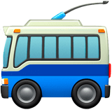 Trolleybus Emoji, Apple style