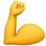 Muscle Emoji, Apple style