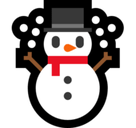 Snowman Emoji, Microsoft style