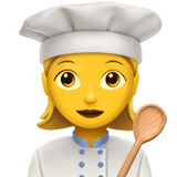 Woman Cook Emoji, Apple style