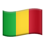 Flag: Mali Emoji, Apple style