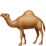 Camel Emoji, Apple style
