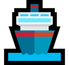Passenger Ship Emoji, Microsoft style