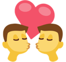 Kiss: Man, Man Emoji, Facebook style