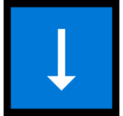 Down Arrow Emoji, Microsoft style