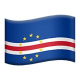 Flag: Cape Verde Emoji, Apple style