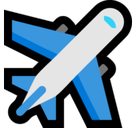 Airplane Emoji, Microsoft style