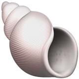 Spiral Shell Emoji, Apple style