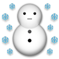Snowman Emoji, LG style