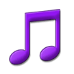 Musical Note Emoji, Samsung style