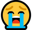 Crying Emoji, Microsoft style
