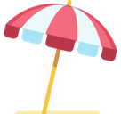 Umbrella on Ground Emoji, Facebook style
