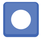 Record Button Emoji, Facebook style
