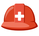 Rescue Helmet Emoji, Facebook style