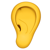 Ear Emoji, Apple style