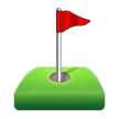 Flag in Hole Emoji, Samsung style
