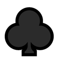 Club Suit Emoji, Microsoft style