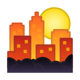 Sunset Emoji, Google style