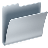 Open File Folder Emoji, Apple style