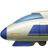 Bullet Train Emoji, Apple style