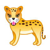 Leopard Emoji, Google style