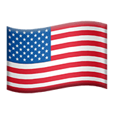 American Flag Emoji, Apple style