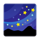 Milky Way Emoji, Google style
