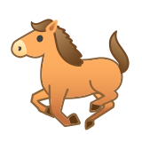 Horse Emoji, Google style