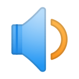 Speaker Medium Volume Emoji, Google style