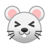 Mouse Face Emoji, Google style