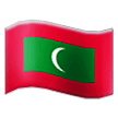 Flag: Maldives Emoji, Samsung style