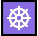 Wheel of Dharma Emoji, Microsoft style