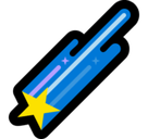 Shooting Star Emoji, Microsoft style