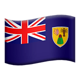 Flag: Turks & Caicos Islands Emoji, Apple style
