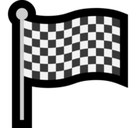 Chequered Flag Emoji, Microsoft style