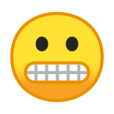 Grimacing Face Emoji, Google style