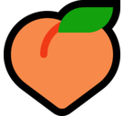 Peach Emoji, Microsoft style