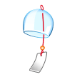 Wind Chime Emoji, Samsung style