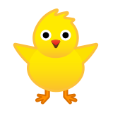 Front-Facing Baby Chick Emoji, Google style